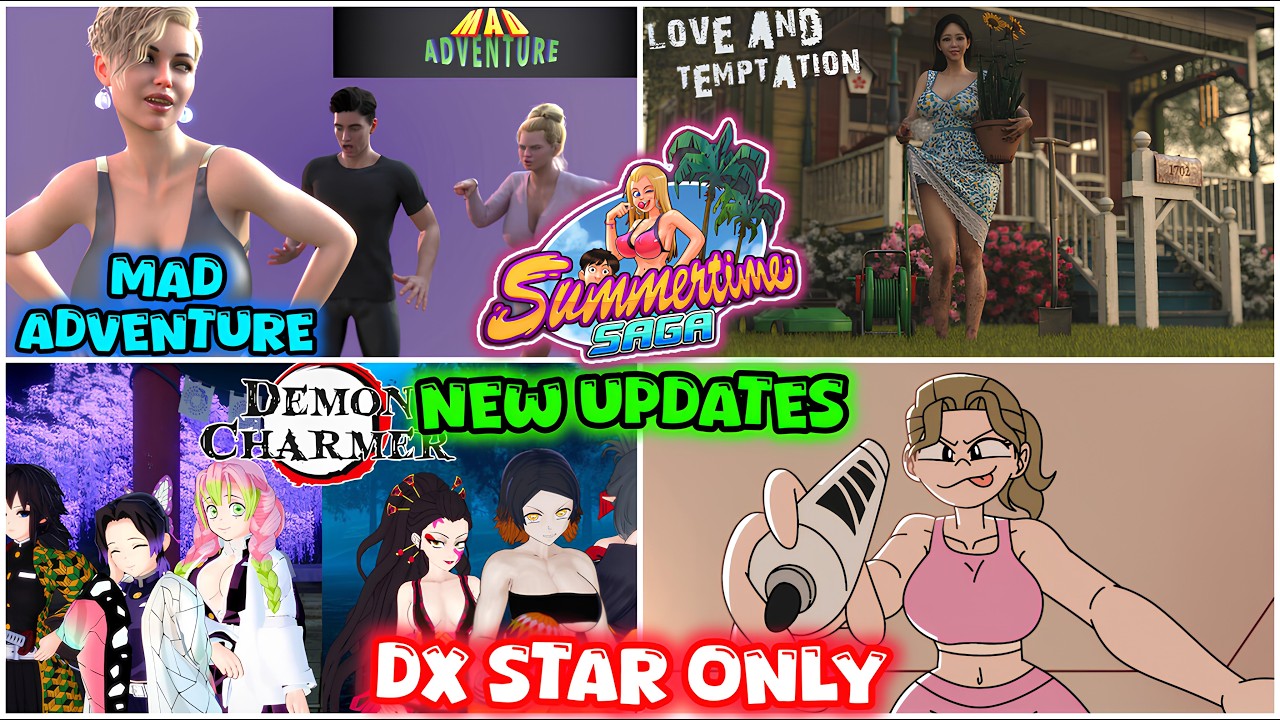 Поклонникам Summertime Saga обязательно нужно попробовать эти игры! Новые обновления (Часть 3)