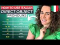 How to use italian direct object pronouns free pdf cheatsheet