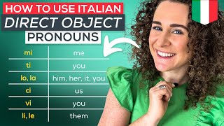 How to use Italian Direct Object Pronouns (FREE PDF Cheat-Sheet📚)