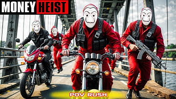 PARKOUR VS MONEY HEIST 3! | BAD GUYS: No ESCAPE, POLICE Trap the Runners (BELLA CIAO REMIX) Epic POV