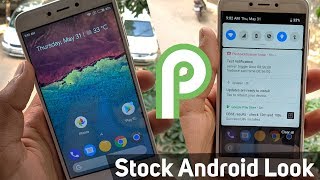 Stock Pixel Android Q or Nougat Look For Xiaomi Redmi 4/4X or any other Device (No Root | Hindi) screenshot 1