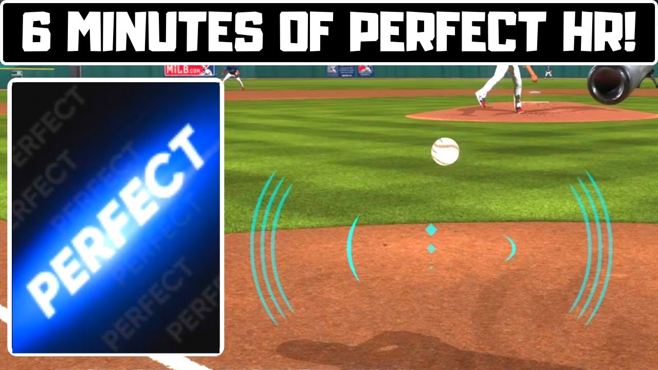about SIX MINUTES of PERFECT HOME RUNS in MLB The Show 21!