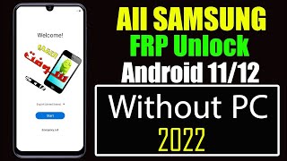 اقوى ثغرة تخطي حساب غوغل  بدون كمبيوتر  - ALL SAMSUNG Android 11/12 FRP  Bypass Without PC