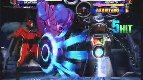 MvC2: Magneto Reset Murkfest Sequence vs Sent