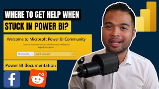 where to get help when stuck with a problem, issue in power bi // beginners guide to power bi