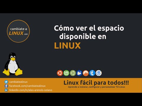 Video: ¿Dónde está el espacio en disco de ubuntu?