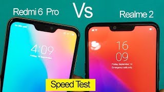 Redmi 6 Pro VS  Realme 2 Speed Test || Antutu Benchmark Scores || Rs.10999 Vs Rs.8999
