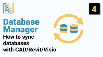 AVCAD Database Manager - How to sync databases with CAD/Revit/Visio