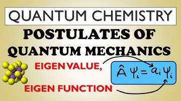 POSTULATES OF QUANTUM MECHANICS | EIGEN VALUE & EIGEN FUNCTION