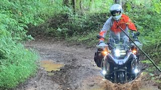 MotoZ Tractionator Dual Venture and GPS 2000 mile review BMW R1250 GS Adventure