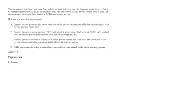 1Z0-1072 | Oracle Cloud Infrastructure 2019 Architect Associate (1Z0-1072)