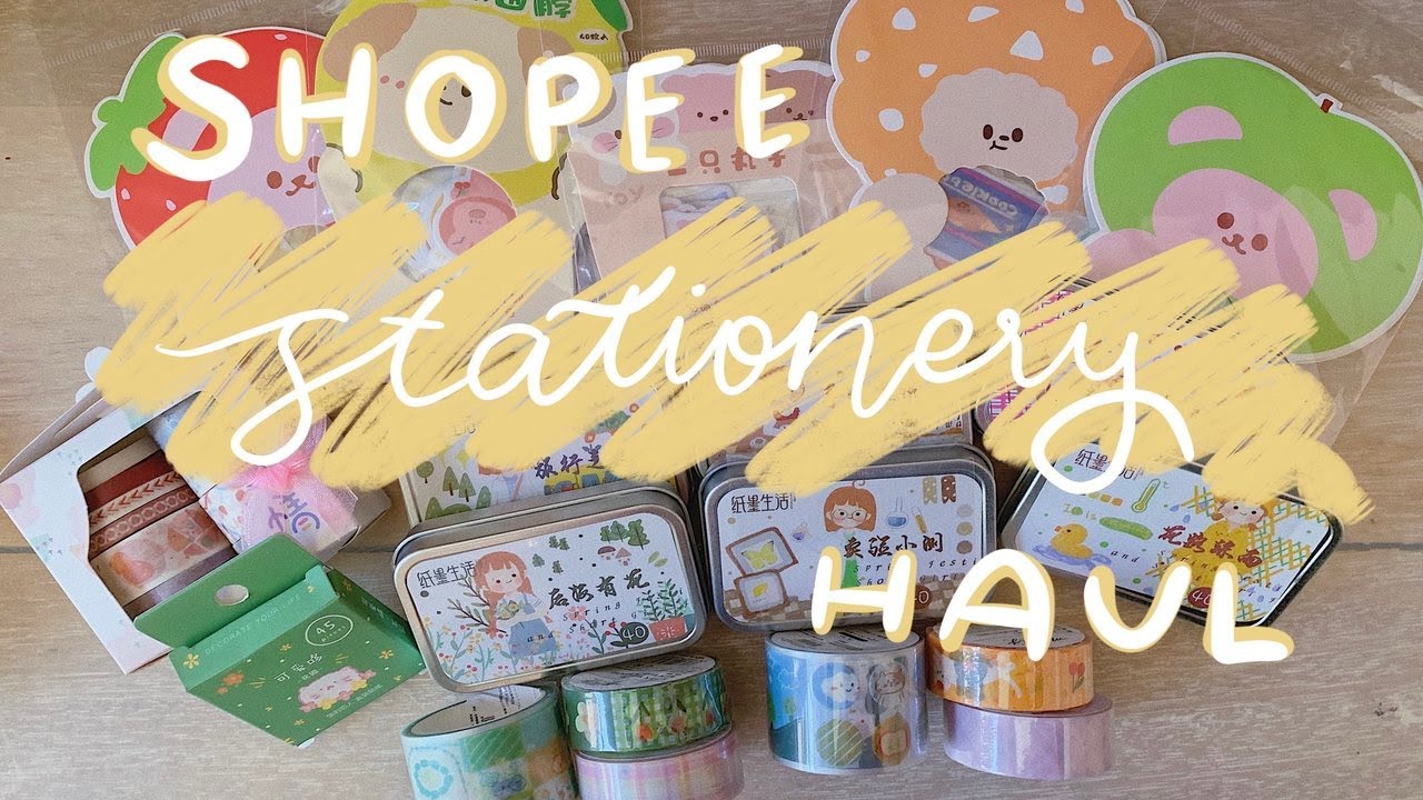Shopee Stationery Haul and Journal With Me YouTube