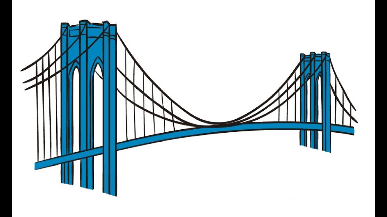 Easy Brooklyn Bridge Drawing
