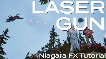Niagara 5.5 Tutorial: Laser Gun in Unreal Engine