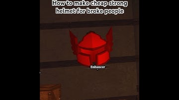 How to craft cheapest strong helmet easily on the forge.