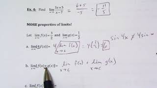 1 3 Limits Analytically