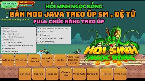 MOD NRO Hồi Sinh | Bản Mod JAVA ngon nhất cho anh em đầy đủ chức năng cần thiết treo úp.