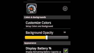Gauge Battery Widget for Android phones - Introduction Video screenshot 2