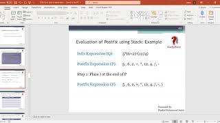 Famous Data Structures | Lecture 18 | Evaluation of Postifx using Stack Net Worth