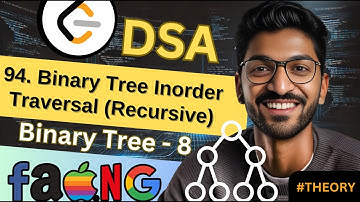 Binary Tree-8 | 94. Binary Tree Inorder Traversal (Recursive) | 🔥 Beginner, Medium, Advanced Level!