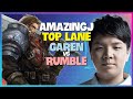 Challenger AmazingJ's Garen: GODLIKE Top Lane Showcase | Advanced Strategy (Engsub)
