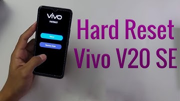 Hard Reset Vivo V20 SE | Factory Reset Remove Pattern/Lock/Password (How to Guide)