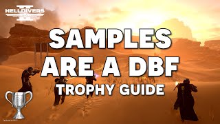 helldivers 2 - collect 15 rare samples - samples are a diver's best friend trophy guide (ps5)