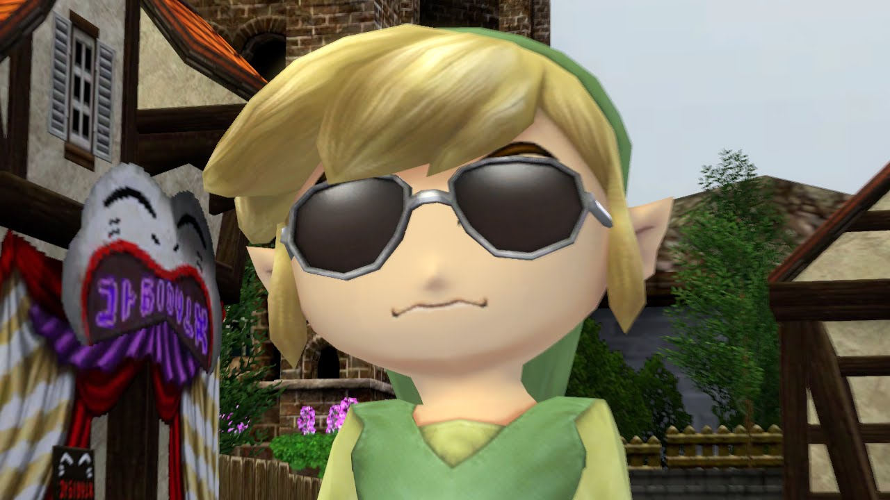 cool link with sunglasses