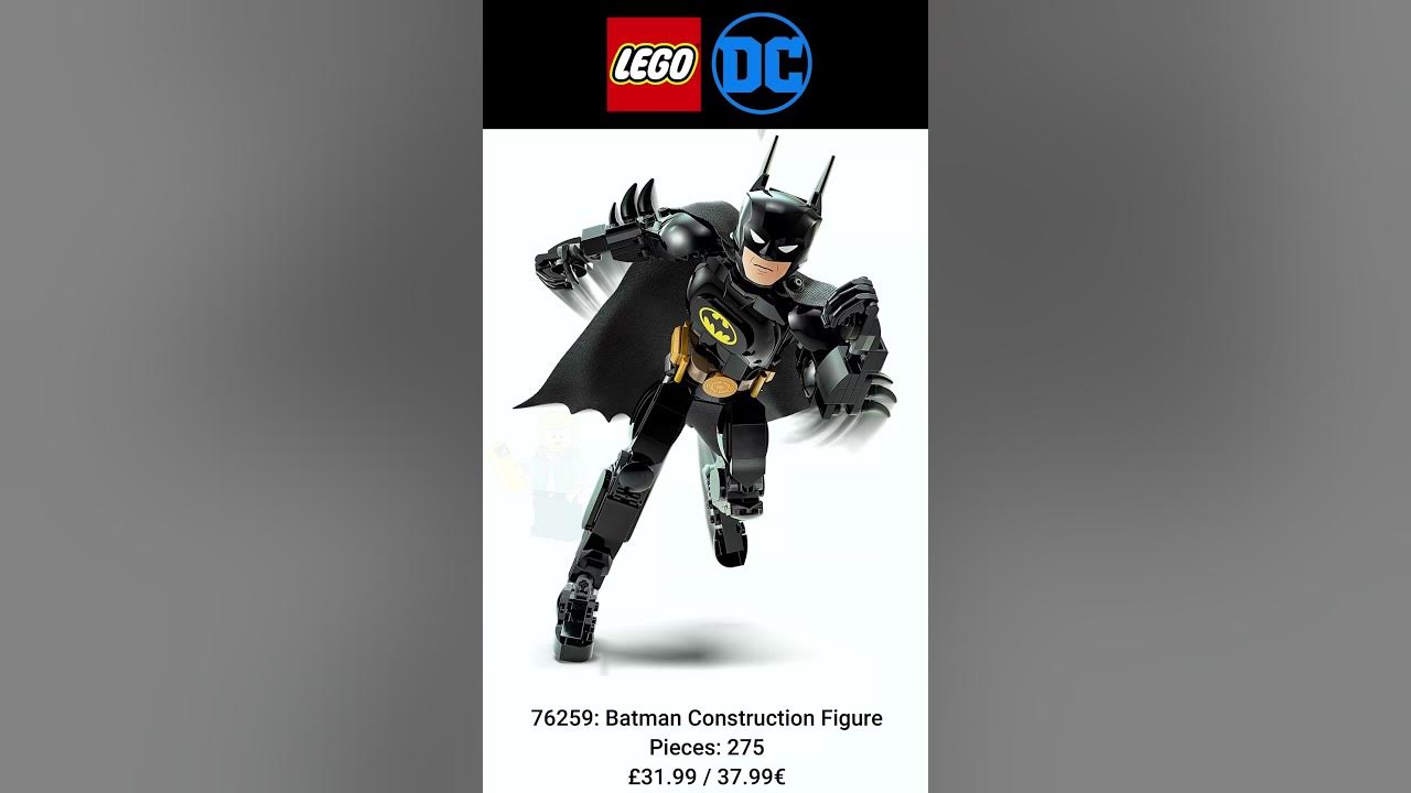 First Look At Lego DC - Batman Construction Figure #shorts - YouTube