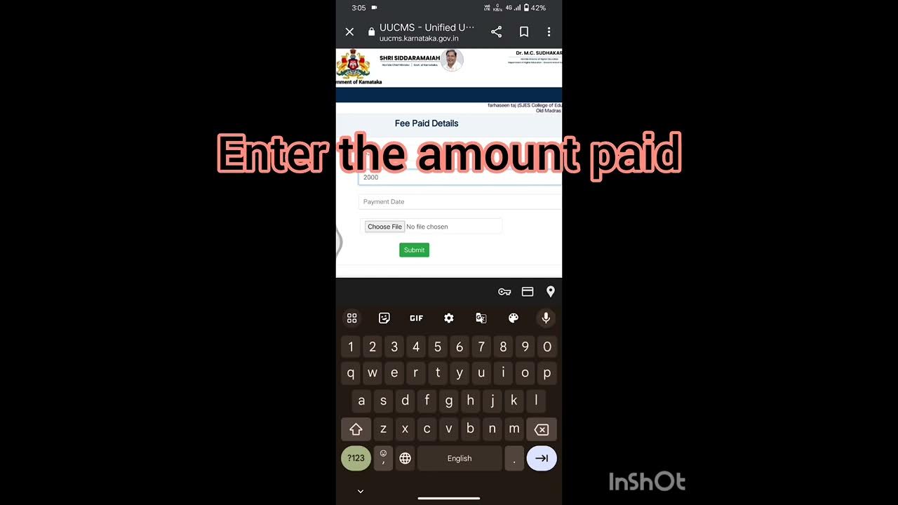 how-to-upload-fee-receipt-in-uucms-portal-for-course-registration-youtube