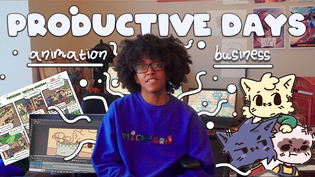 Productive Days Running an Art Business as an Indie Animator