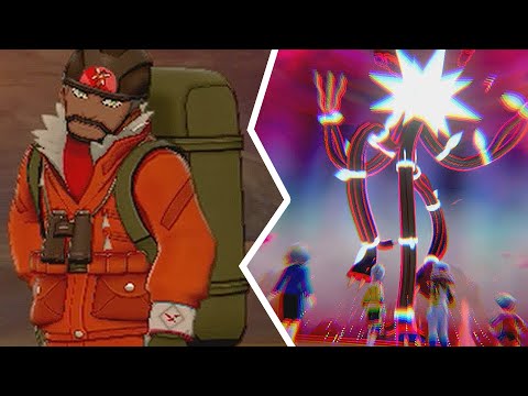 ULTRA BEAST POKEMON CAMP IN POKEMON SWORD AND SHIELD THE CROWN TUNDRA DLC 
