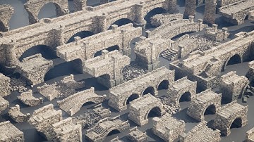Stone Bridges Optimized 1.2 [UE5/UE4][HISM]