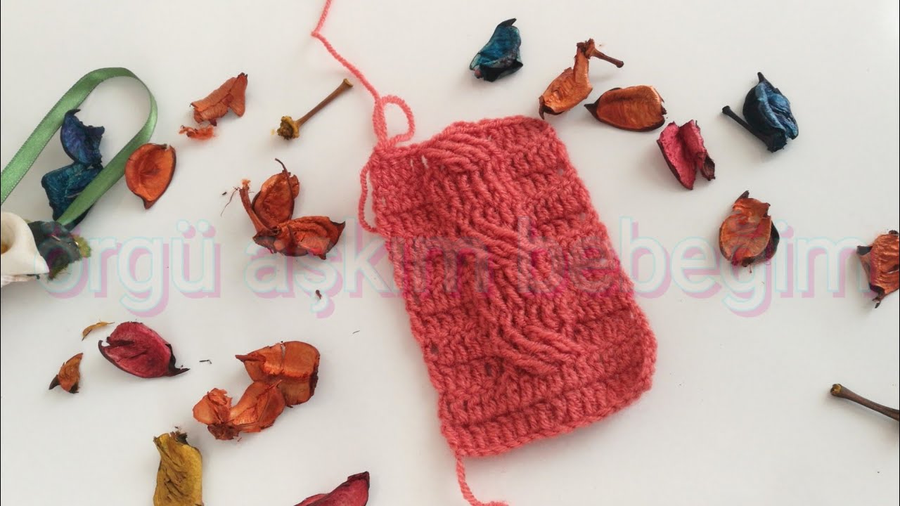 Kolay Burgu&Saç Örgüsü Modeli🍁 Tığ Işi Örgü Modelleri & Saç Örgüsü Modeli Nasıl Örülür?