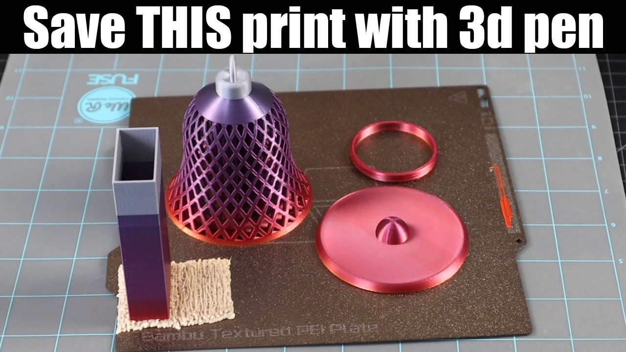 Troubleshooting with 3d pen - YouTube