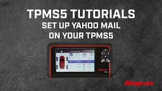 Snap-on TPMS5 Tutorials: Yahoo Email Set-up Example screenshot 2