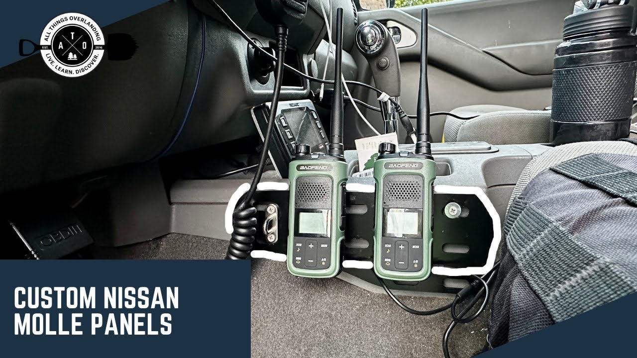 Custom Xterra and Frontier Center Console Molle Panels Cheap and Easy