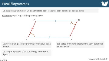 Parallélogramme : définitions et propriétés - Cours de maths