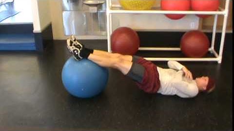 PB Leg Curls and 1 Leg Hip Bridge