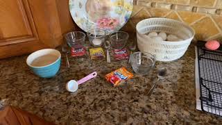 Kool-Aid dyed Easter eggs