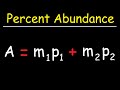 Calculating Isotope Abundance and Average Atomic Mass in Bromine