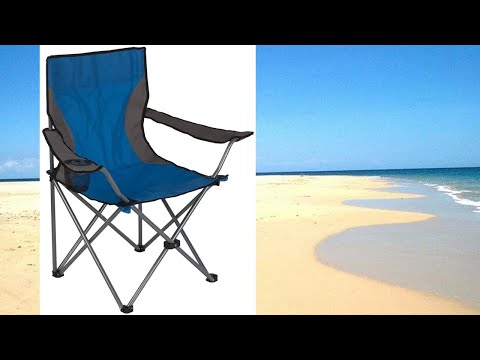 Aktive - Silla plegable de camping y playa, 53 x 53 x 88 cms.