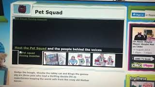 Cbbc Pet Squad Website