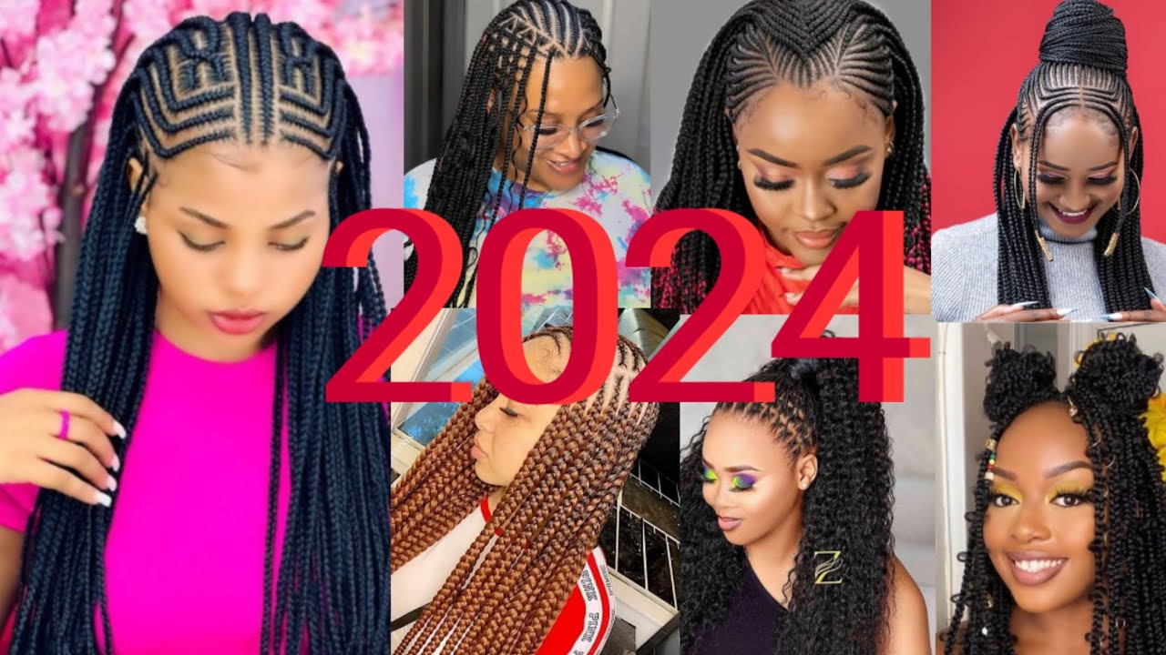 Easy Styles With Braiding Hair - YouTube