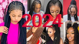 2024 Creative African Braiding Hair Hairstyles For Black Women 🔥