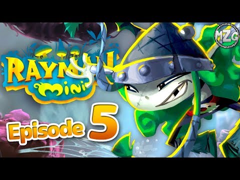Rayman Mini Gameplay Walkthrough Part 5 - World 5 The Foliage 100%! - YouTube