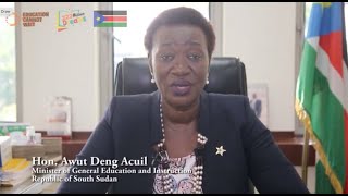 #222MillionDreams✨📚 Awut Deng Acuil, Minister of General Education & Instruction for South Sudan