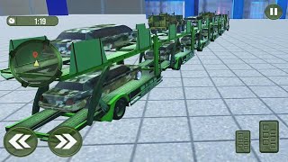 Longest Transport Truck - US Army Multi Level Transporter Truck Parking Games screenshot 3