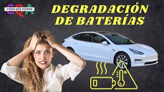 La degradación de las baterías en el coche eléctrico