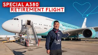 A Special Farewell Flight of Hi Fly A380 - Fly-Bys and Heart in the Sky